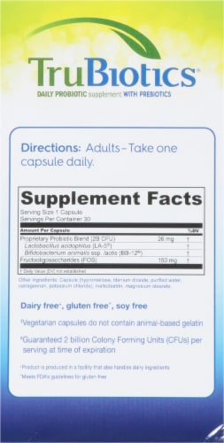 Trubiotics® Digestive + Immune Health Probiotic Supplement Perspective: right