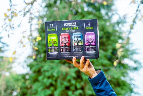 2 Towns Ciderhouse® Craft Cider Variety Pack Perspective: right