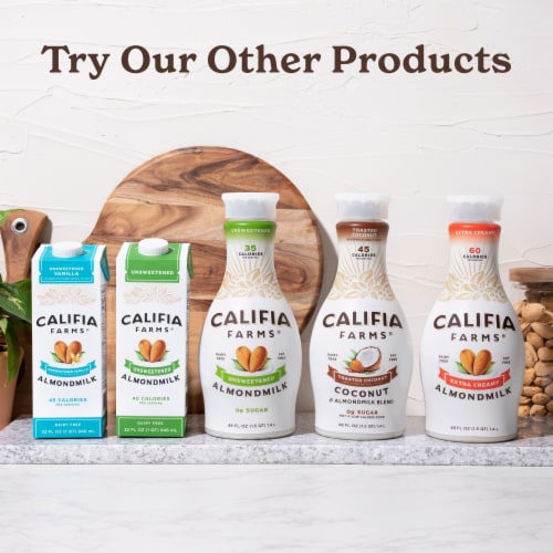 Califia Farms® Vanilla Pure Almondmilk Perspective: right