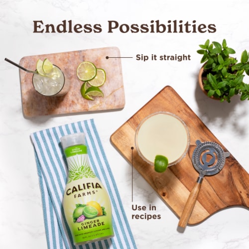 Califia Farms® Ginger Limeade Juice Perspective: right