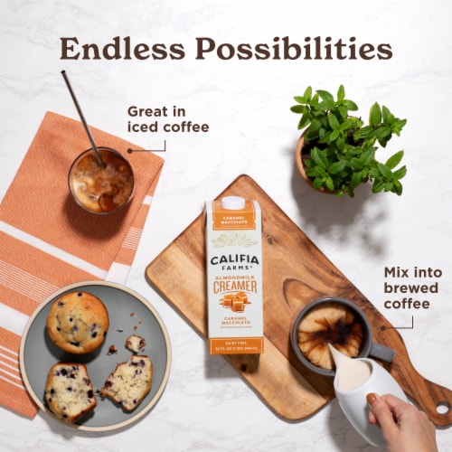 Califia Farms - Almond Creamer Caramel Macchiato 32oz Perspective: right