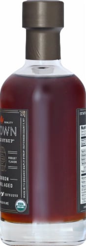 Crown Bourbon Barrel Aged Maple Syrup Perspective: right