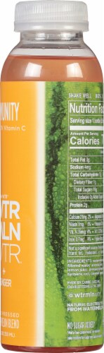 We Grow Water™ Watermelon Lemon Ginger Juice Blend Perspective: right