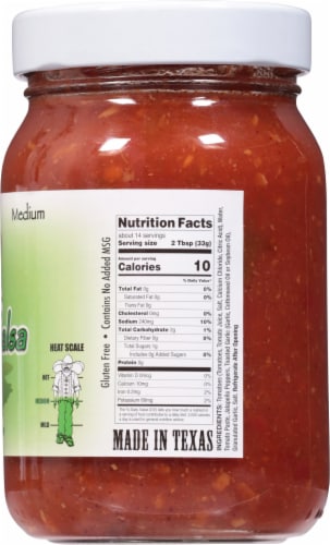 Kylito's Chunky Garlic Salsa Perspective: right