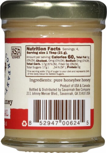 Savannah Bee Company® Original Whipped Honey Perspective: right