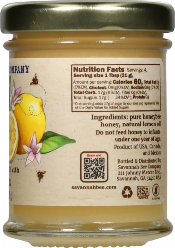 Savannah Bee Company Whipped Honey with Lemon Perspective: right
