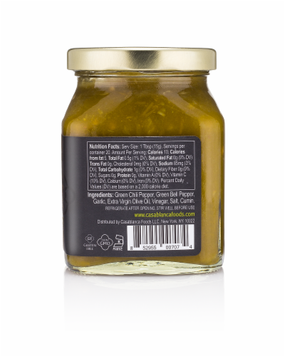 Mina® Harissa Spicy Moroccan Green Pepper Hot Sauce Perspective: right
