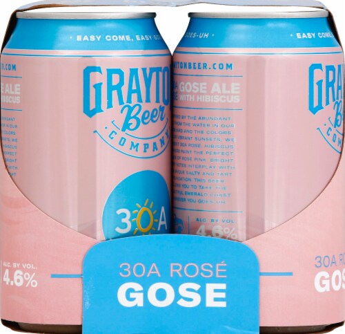 Grayton Beer Company Rose Gose Perspective: right