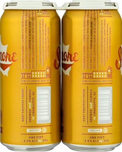 Sycamore Sun Grown Craft Lager Beer Perspective: right