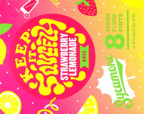 Sycamore Strawberry Lemonade Gose Perspective: right