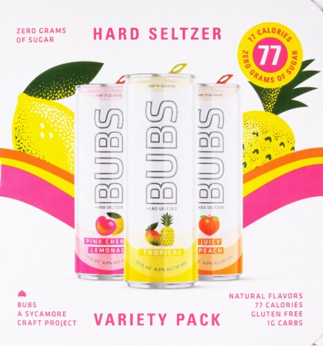Sycamore Seltzer Hard Seltzer Variety Pack Perspective: right
