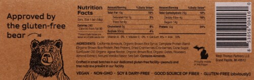 the GFB Cranberry + Toasted Almond Gluten Free Bars Perspective: right