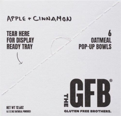 The Gluten Free Bar Breakfast Apple Cinnamon Oatmeal Perspective: right