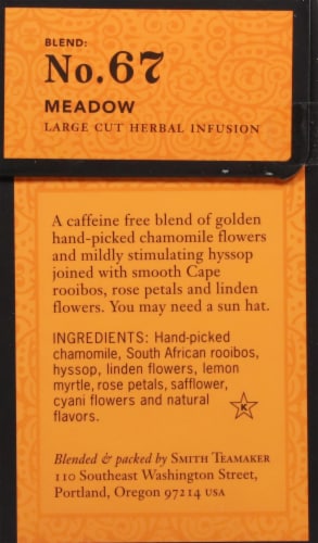 Steven Smith Teamaker Meadow Herbal Tea Sachets Perspective: right