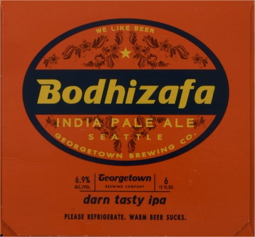 Georgetown Brewing Co. Bodhizafa Indian Pale Ale Perspective: right