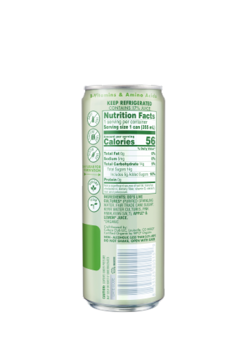 Doctor D's® Crisp Apple Sparkling Probiotic Drink Perspective: right