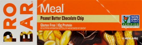 ProBar Meal Peanut Butter Chocolate Chip Bars Perspective: right