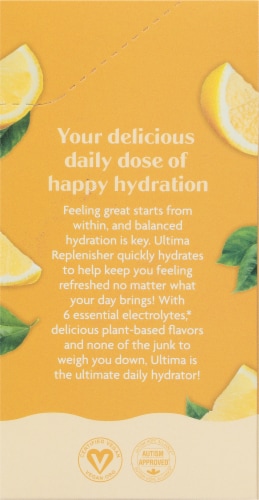 Ultima Health Ultima Replenisher® Lemonade Electrolyte Powder Perspective: right