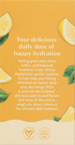 Ultima Health Ultima Replenisher® Lemonade Electrolyte Powder Perspective: right