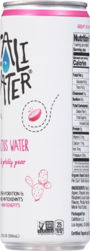 Cali Water® Organic Prickly Pear Cactus Water Can Perspective: right