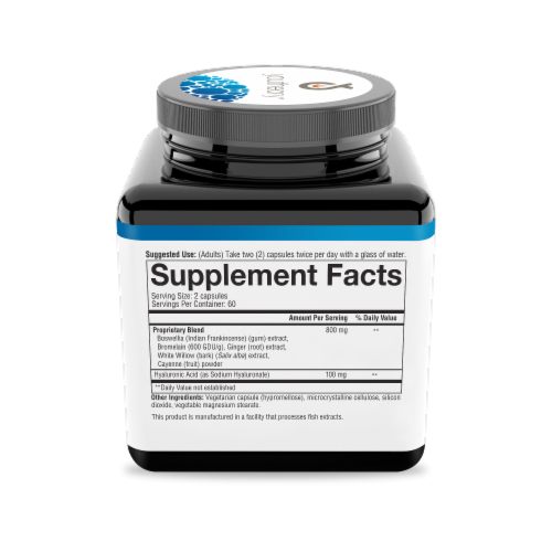 Youtheory® Hyaluronic Acid Advanced Formula Anti-Aging Tablets Perspective: right