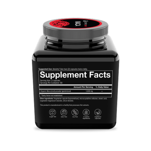 Youtheory®  Mens Maca Capsules Perspective: right
