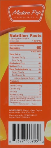 Modern Pop Mango Fruit Bars Perspective: right