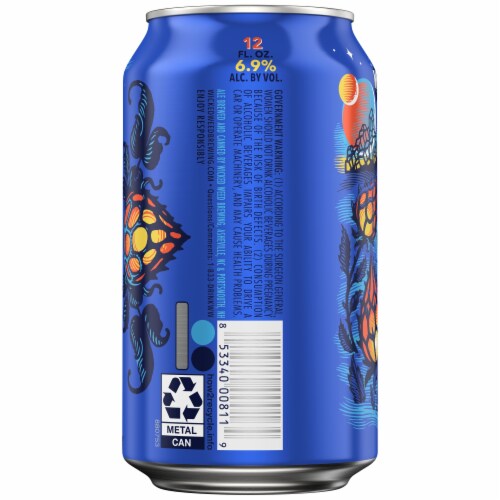 Wicked Weed Brewing Perni-Haze Hazy IPA Perspective: right