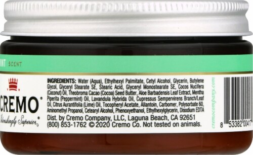 Cremo Wild Mint Beard and Scruff Cream Perspective: right