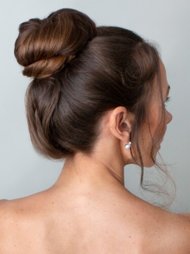 No-Slip Frenchies Brown Velvet Hairpins  - 20 Pins Perspective: right