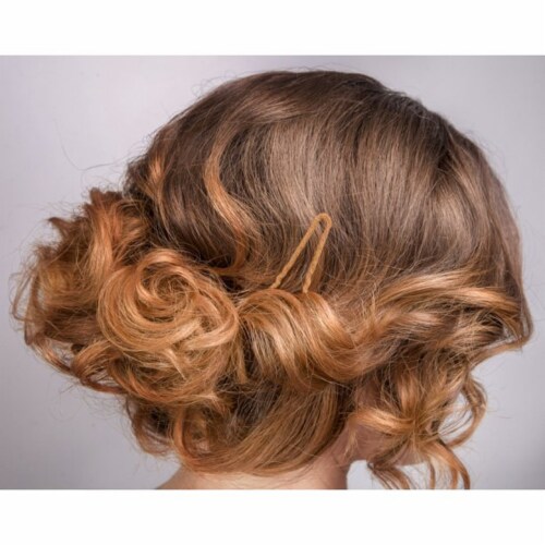 No-Slip Frenchies Red Velvet Hairpins  - 20 Pins Perspective: right