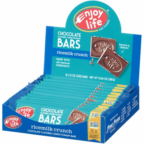 Enjoy Life™ Ricemilk Crunch Chocolate Candy Bar Perspective: right