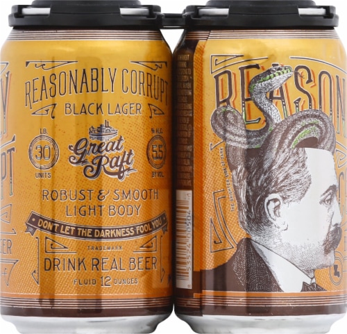 Great Raft Reasonably Corrput Black Lager Perspective: right