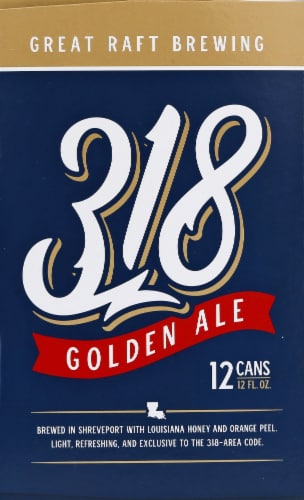 Great Raft Brewing 318 Golden Ale Perspective: right
