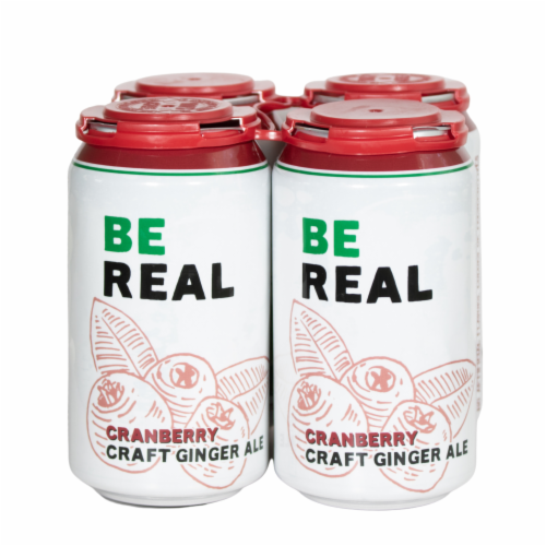 The Unknown Brewing Co. Craft Cranberry Ginger Ale, 6 cans / 12 fl oz