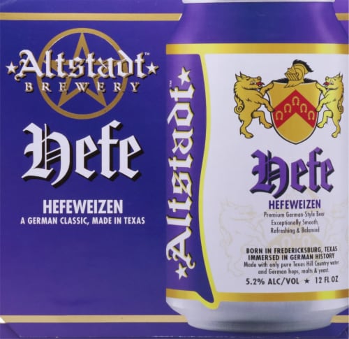 Altstadt Brewery Hefe German Style Beer Perspective: right