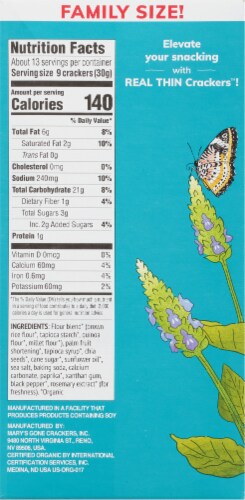 Mary's Gone Crackers™ Sea Salt Real Thin Crackers Perspective: right
