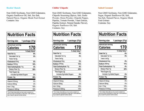 Munchy Sampler 3-Packet Variety Munchy Crunchy Protein Snack  & Meal Protein - Vegan Perspective: right