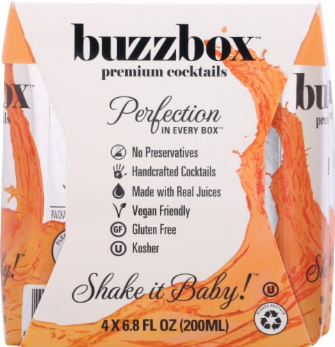 buzzbox Premium Long Island Ready to Drink Cocktail Perspective: right