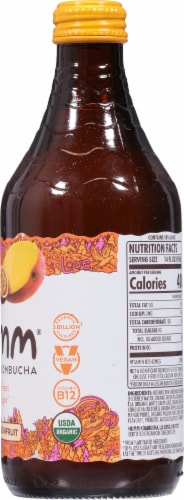 Humm Kombucha Mango Passion Fruit Probiotic Kombucha Perspective: right