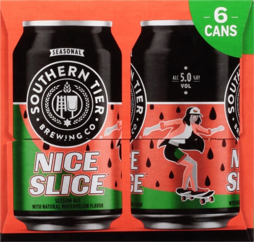 Southern Tier Brewing Company Nice Slice Watermelon Session Ale Perspective: right