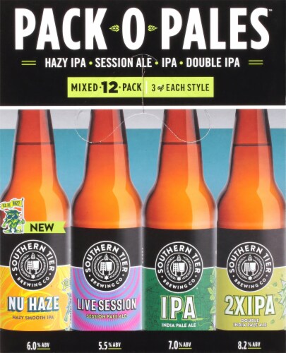 Southern Tier Brewing Company Pack o Pales Sampler Beer Perspective: right