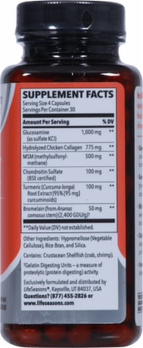 LifeSeasons® Mobili-T® Vegetarian Capsules Perspective: right