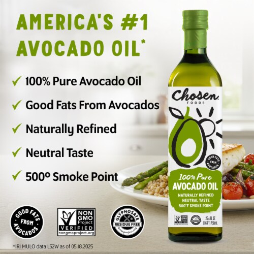 Chosen Foods 100% Pure Avocado Oil Perspective: right