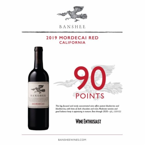 Banshee Mordecai Blend California Red Wine Perspective: right