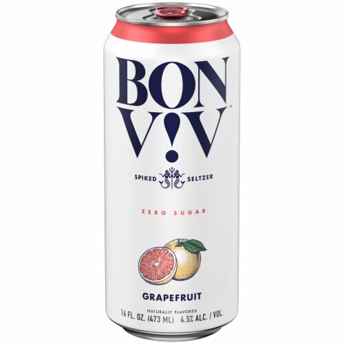 Bon & Viv Grapefruit Spiked Seltzer Perspective: right