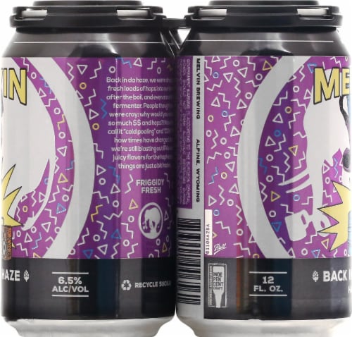 Melvin Brewing Back In Da Days Hazy IPA Beer Perspective: right