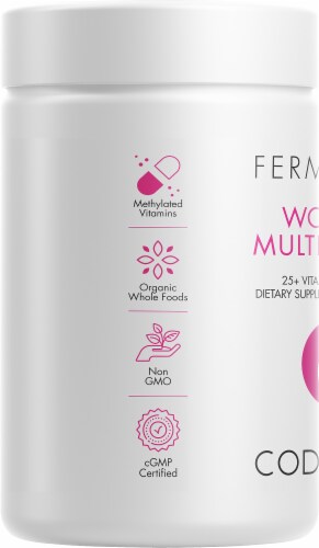 Codeage Fermented Women's Daily Multivitamin Capsules Perspective: right