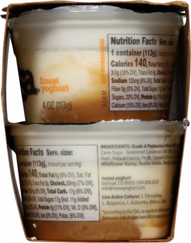Noosa Salted Caramel Yogurt Cups Perspective: right