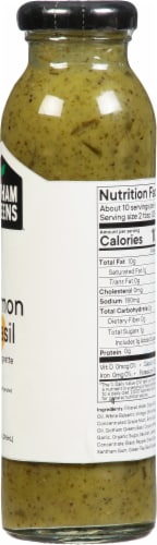 Gotham Greens® Lemon Basil Vinaigrette Salad Dressing Perspective: right
